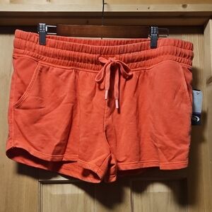 MTA Sport Women's Peachy- Orange Athletic Shorts